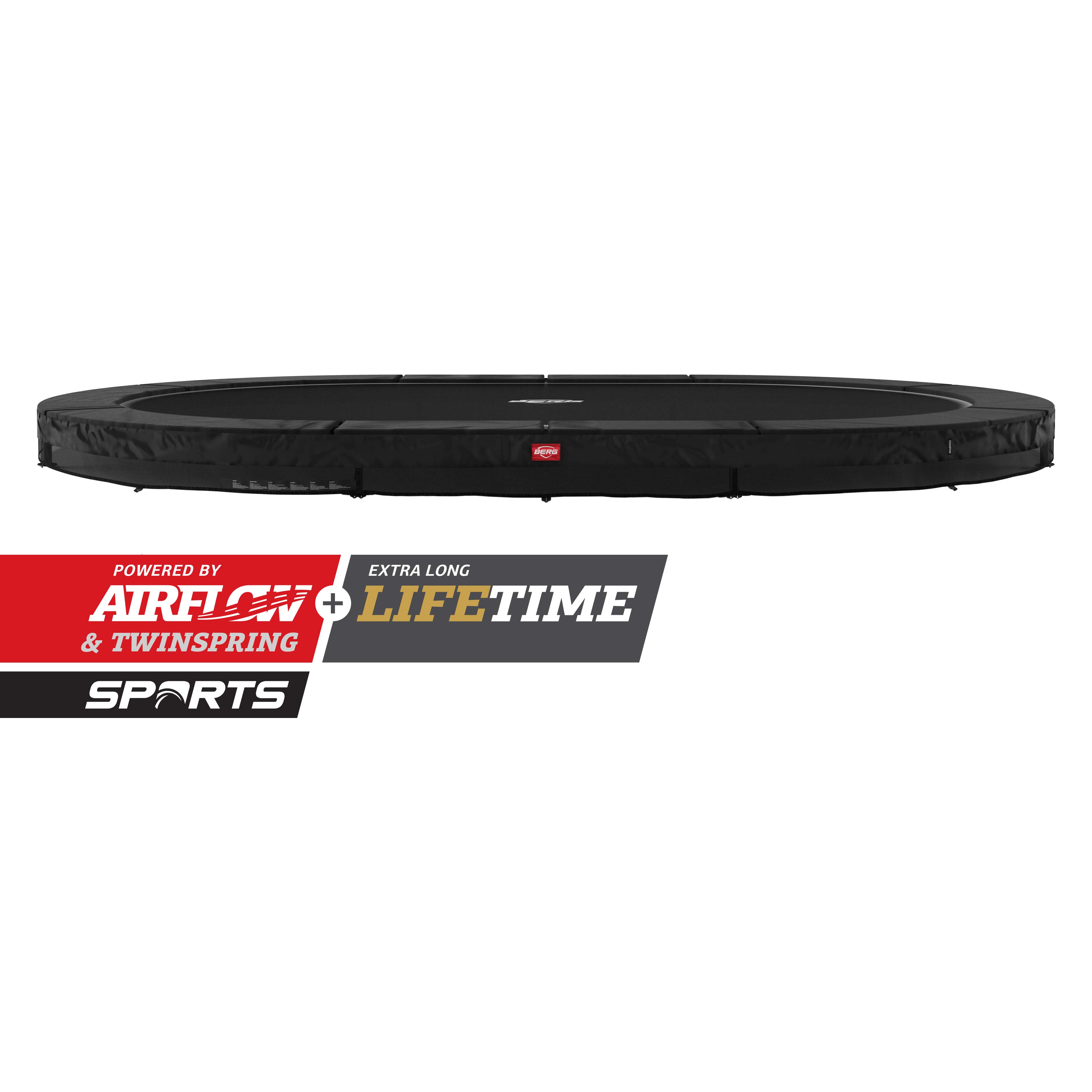 BERG Trampolin SPORTS InGround GRAND Champion Black oval 520 x 345 cm (Ersatzteilarchiv) BERG Trampolin SPORTS InGround GRAND Champion Black oval 520 x 345 cm (Ersatzteilarchiv)