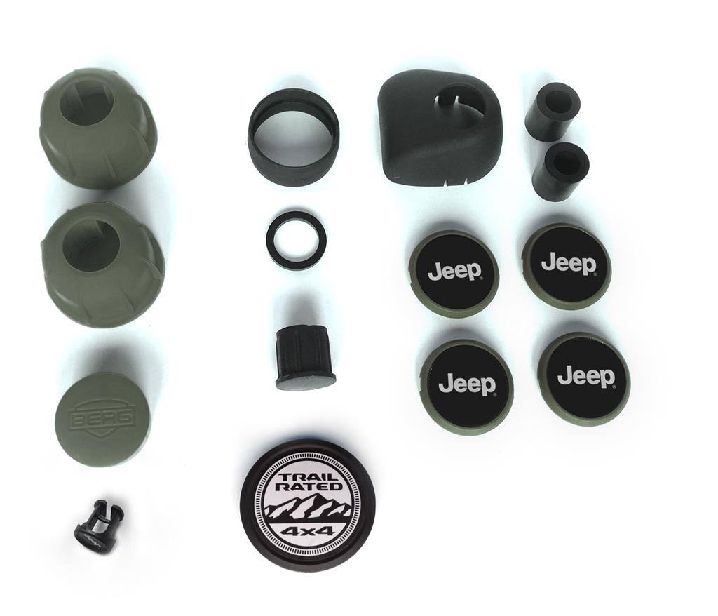 BERG Ersatzteil Buzzy Kunststoffteile Set Jeep® Sahara