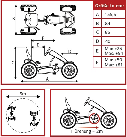 BERG Gokart X-Plore XL BFR inkl. Soziussitz X-Plore BERG Gokart X-Plore XL BFR inkl. Soziussitz X-Plore