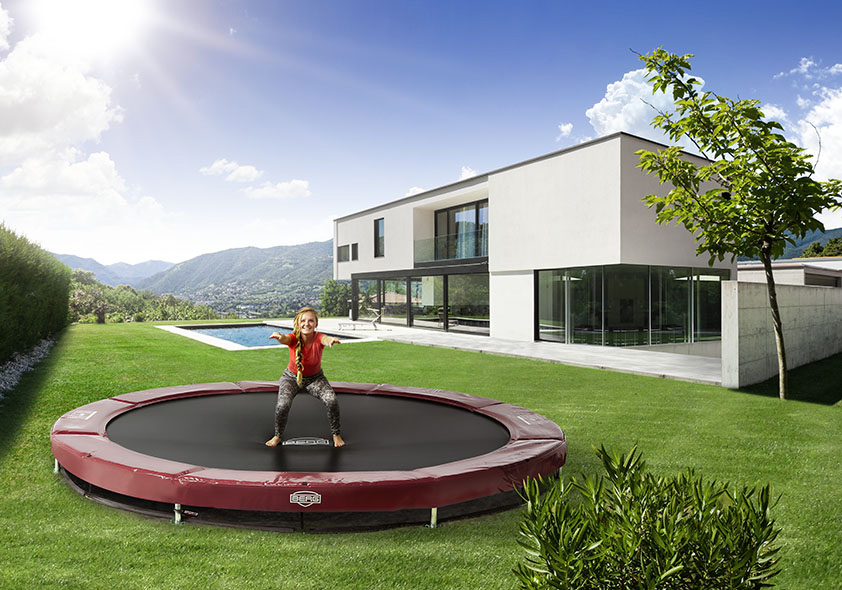 BERG Trampolin InGround Elite Red Ø380 cm (Ersatzteilarchiv)