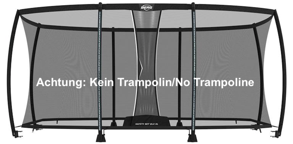 BERG Sicherheitsnetz DLX XL für ULTIM Pro Bouncer 500 x 300 cm Außenrand (kein Trampolin) (NEU)