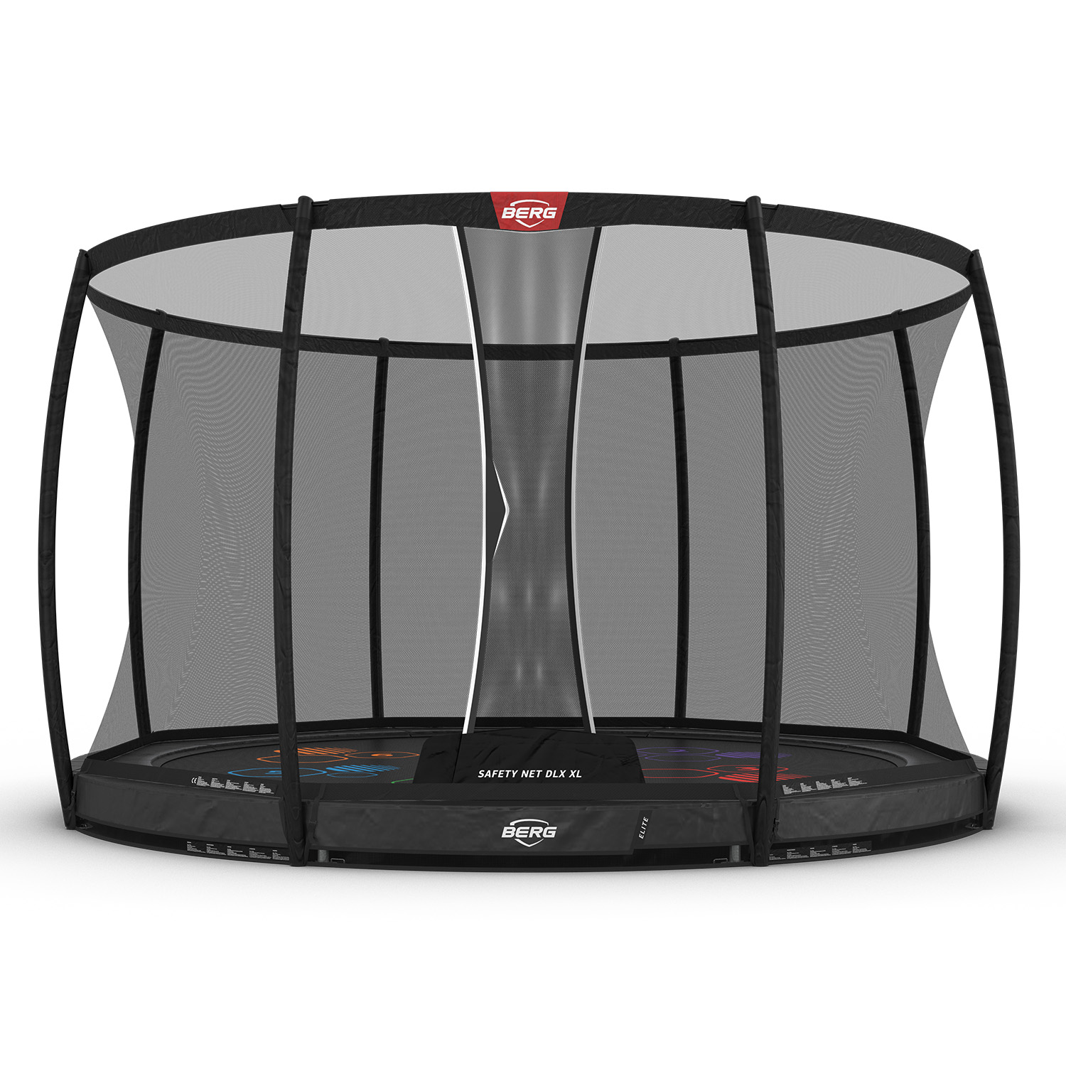 BERG Trampolin InGround ROUND Elite Grey Levels Ø430 cm + Sicherheitsnetz DLX XL (Neu) BERG Trampolin InGround ROUND Elite Grey Levels Ø430 cm + Sicherheitsnetz DLX XL (Neu)