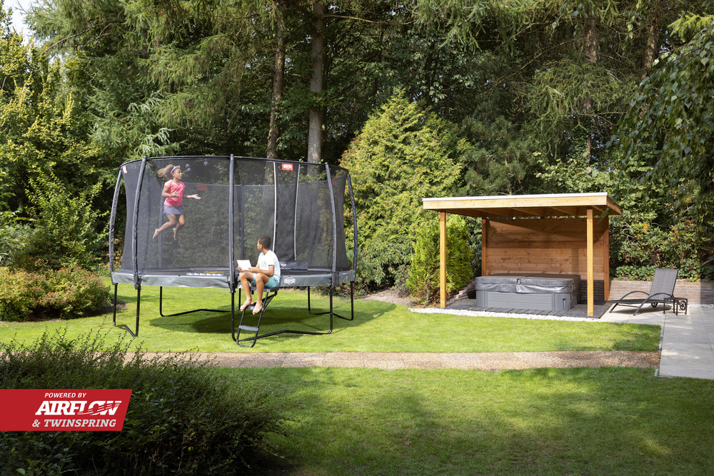 BERG Trampolin Regular Elite Grey Ø330 cm + Sicherheitsnetz Deluxe (Ersatzteilarchiv) BERG Trampolin Regular Elite Grey Ø330 cm + Sicherheitsnetz Deluxe (Ersatzteilarchiv)