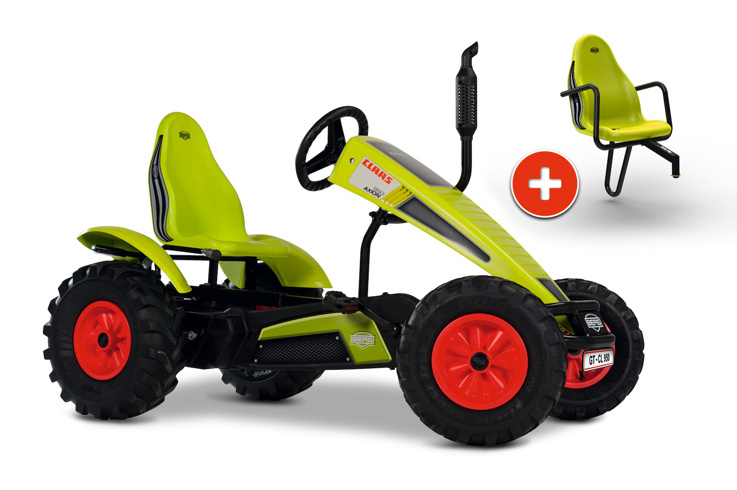 BERG Gokart Traxx CLAAS XL BFR-3 inkl. Soziussitz CLAAS