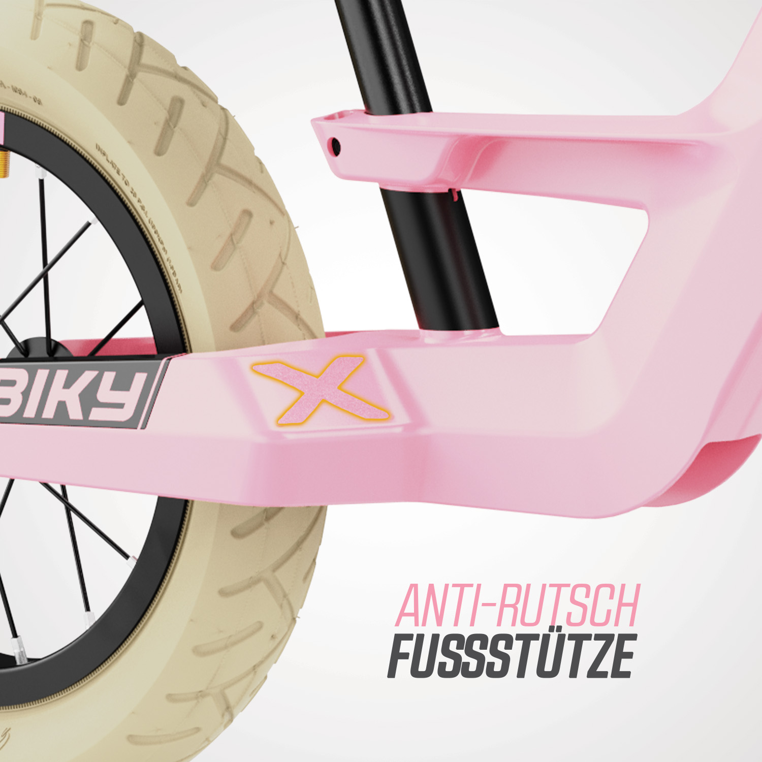 BERG Laufrad Biky Retro Pink