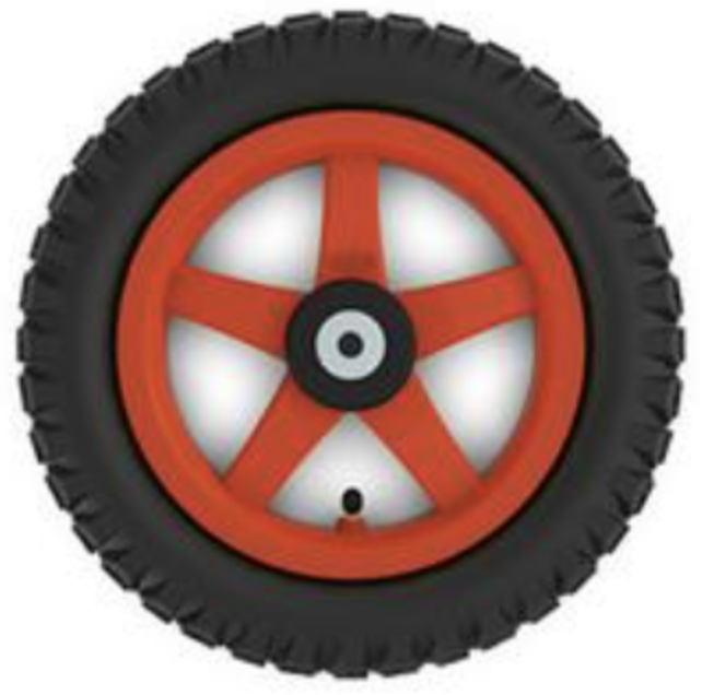 BERG Ersatzteil Rad 12.5 x 2.25-8 All Terrain Rot (Gelände) Fendt BERG Ersatzteil Rad 12.5 x 2.25-8 All Terrain Rot (Gelände) Fendt