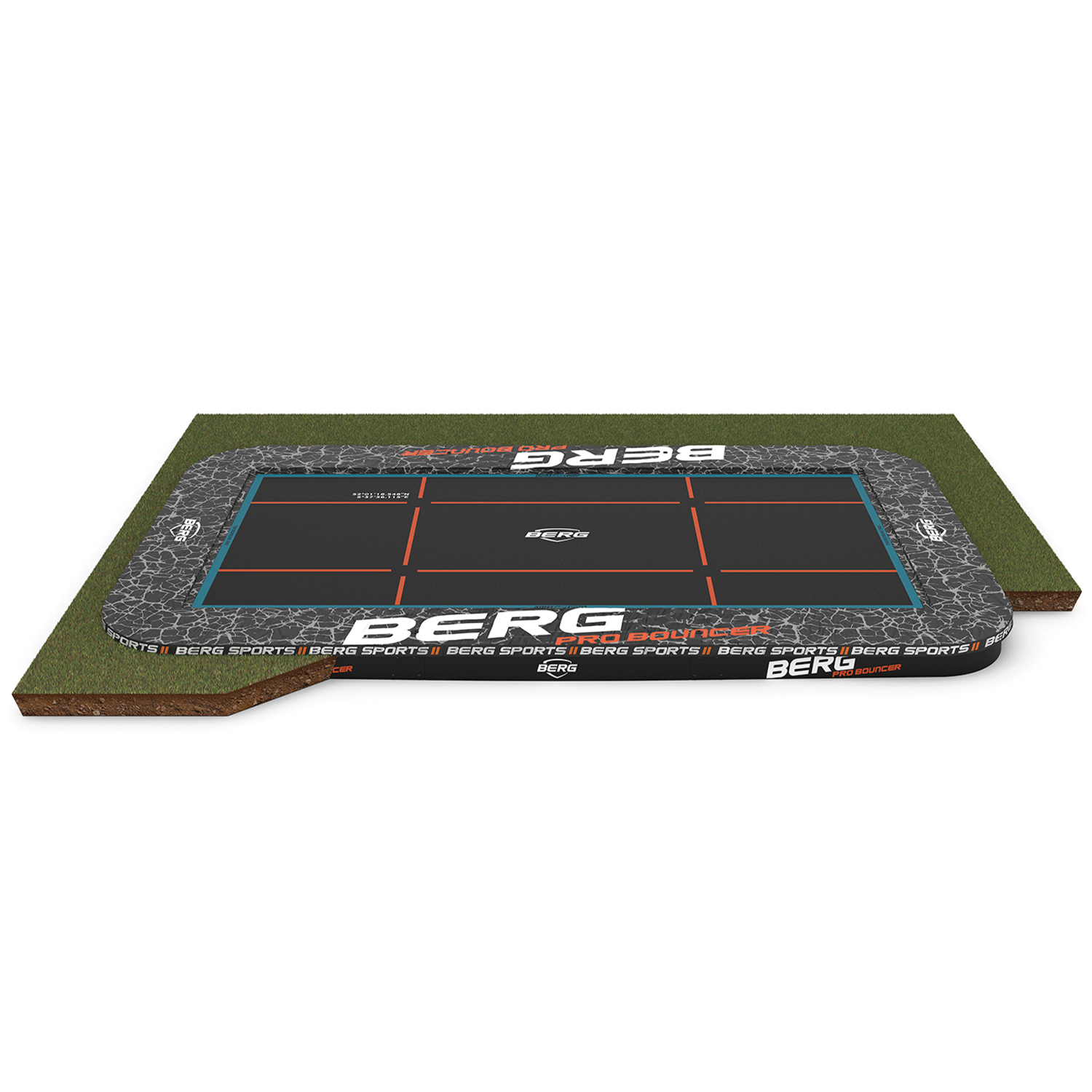 BERG Trampolin FlatGround ULTIM Pro Bouncer 500 (NEU)