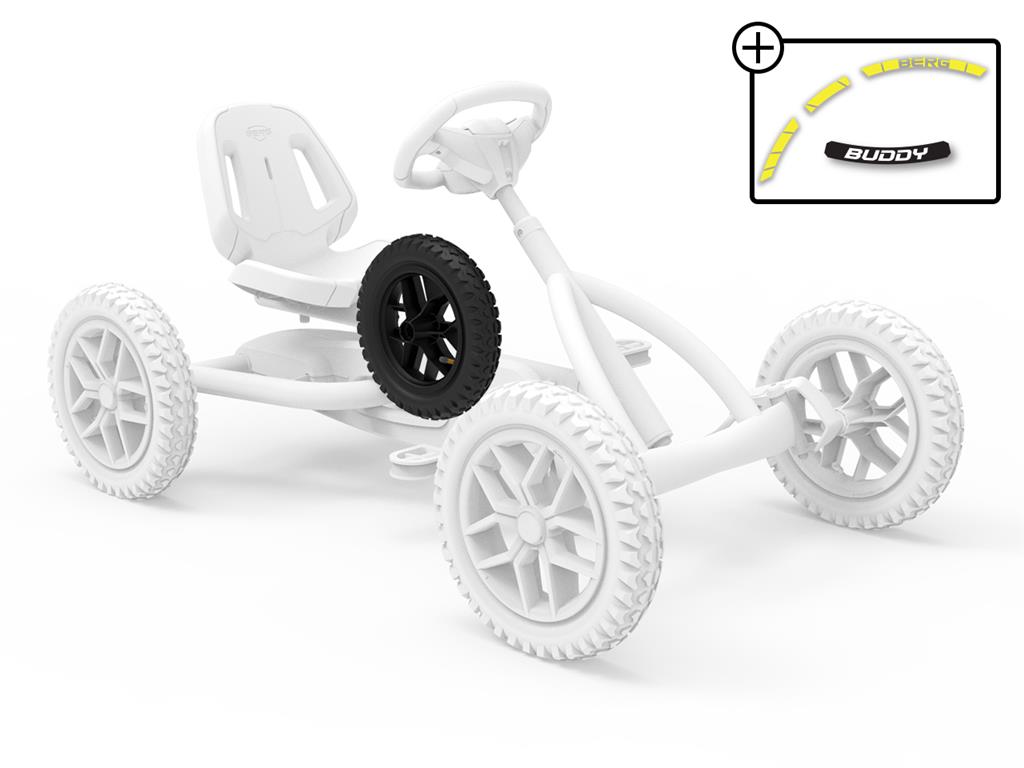 Kinder-Gokart  BERG Buddy Cross BFR Pedal Gokart 24.20.65.01 + Soundbox +  Anhänger L!